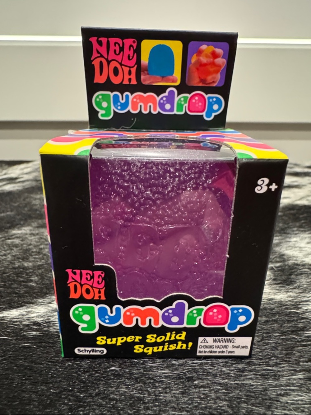 NeeDoh Gumdrop Super Solid Squish! Purple